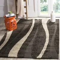 Safavieh Shag Collection Kimmee Abstract Area Rug