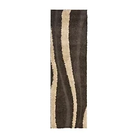 Safavieh Shag Collection Kimmee Abstract Runner Rug