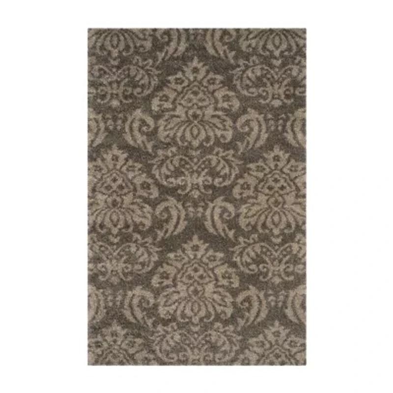 Safavieh Shag Collection Mario Damask Area Rug