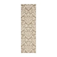 Safavieh Shag Collection Mario Damask Runner Rug