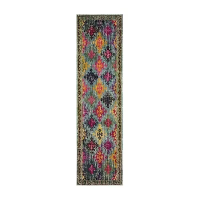Safavieh Monaco Collection Flint Geometric RunnerRug