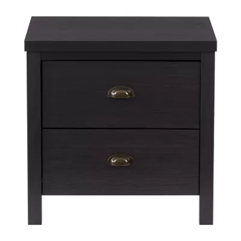 Corliving Boston 2-Drawer Nightstand