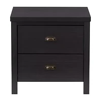 Corliving Boston 2-Drawer Nightstand