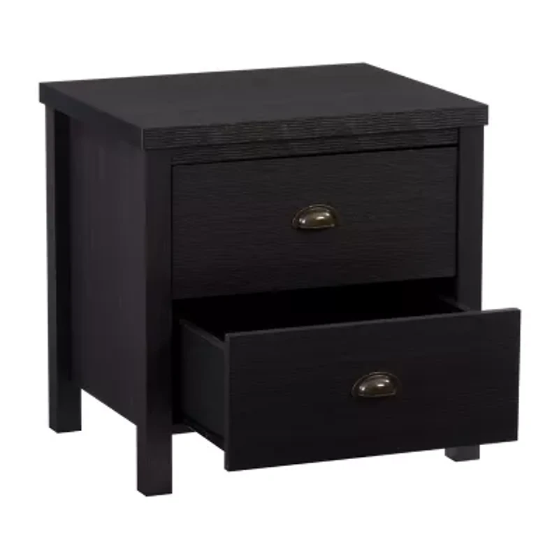 Corliving Boston 2-Drawer Nightstand