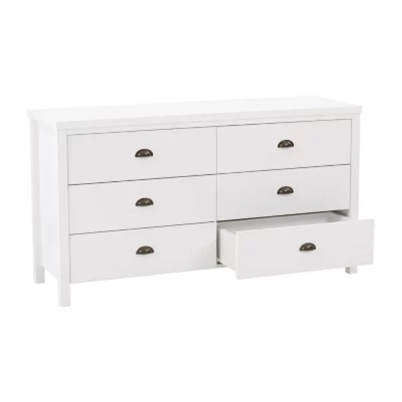 Corliving Boston 6-Drawer Dresser