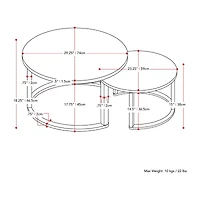 Fort Worth 2-pc. Nesting Tables