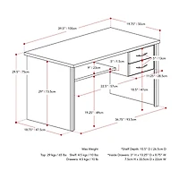 Corliving Kingston Writing Desk