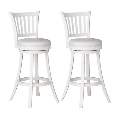 Corliving Woodgrove 2-pc. Swivel Bar Stool