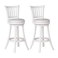 Corliving Woodgrove 2-pc. Swivel Bar Stool