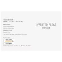 Martex Pleated 15" Bed Skirt