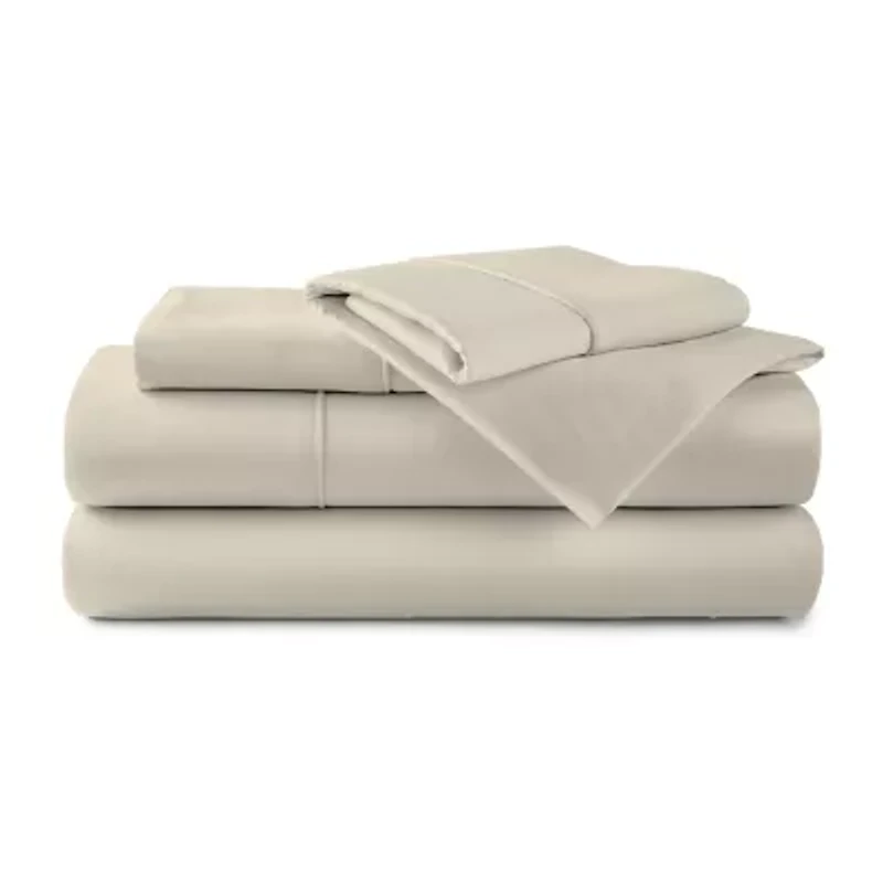 Aireolux 100% Cotton 600 Thread Count Ultra-Soft & Silky Wrinkle-Resistant Sheets Pillowcases