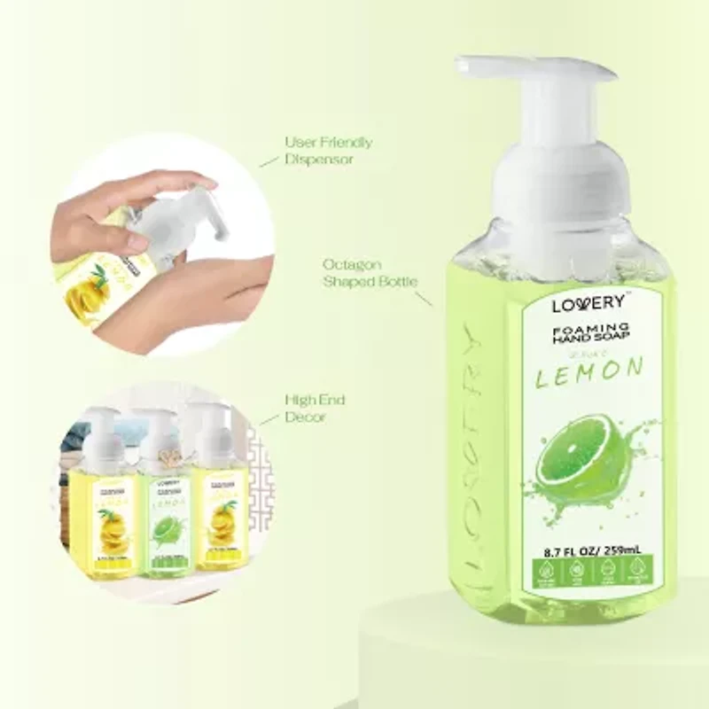 Lovery Foaming Hand Soap - 3 Pk - Lemon Lime ($33 Value)