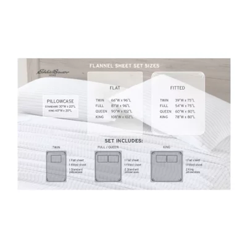 Eddie Bauer Solid Sheet Set
