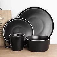 Stone + Lain Allison 32 Piece Stoneware Dinnerware Set