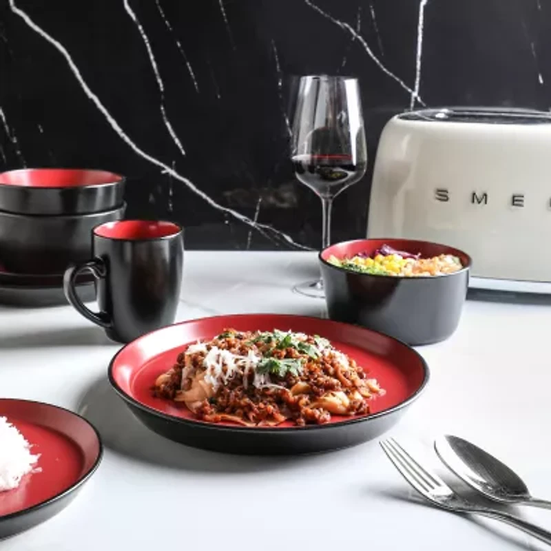 Stone + Lain Albie 16 Piece Stoneware Dinnerware Set