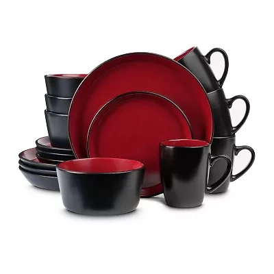 Stone + Lain Albie 16 Piece Stoneware Dinnerware Set