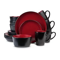 Stone + Lain Albie 16 Piece Stoneware Dinnerware Set