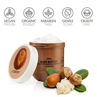Lovery Shea Whipped Body Butter; 2 Piece ($36 Value)