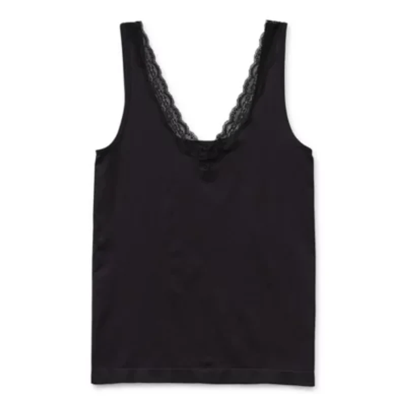 Ambrielle Smoothing Solutions Womens U Neck Sleeveless Tank