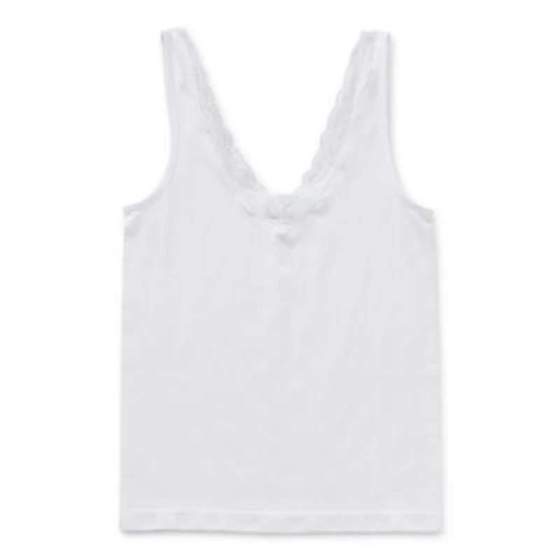 Ambrielle Smoothing Solutions Womens U Neck Sleeveless Tank