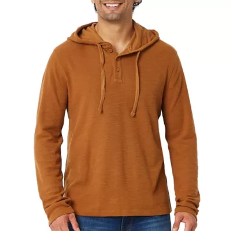 mutual weave Mens Long Sleeve Hoodie