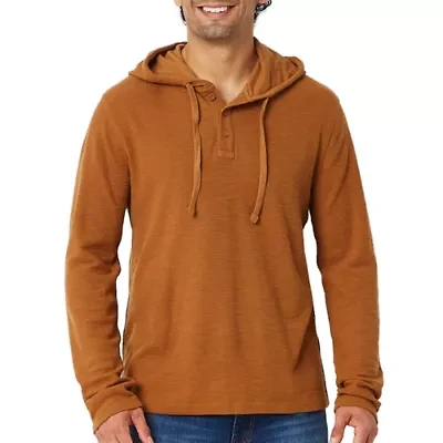 mutual weave Mens Long Sleeve Hoodie