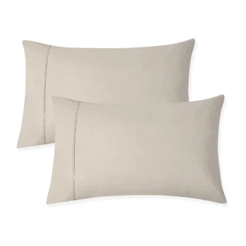 Purity Home Cotton Percale 400tc Deep Pocket Pillowcases