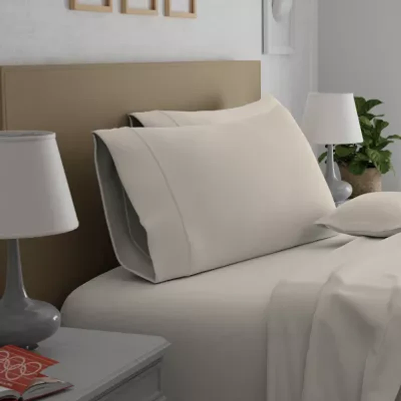 Purity Home Cotton Percale 400tc Deep Pocket Pillowcases