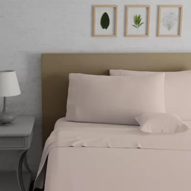 Purity Home 100% Cotton Ultra-Soft & Silky, Wrinkle-Resistant Sheet Set Pillowcases
