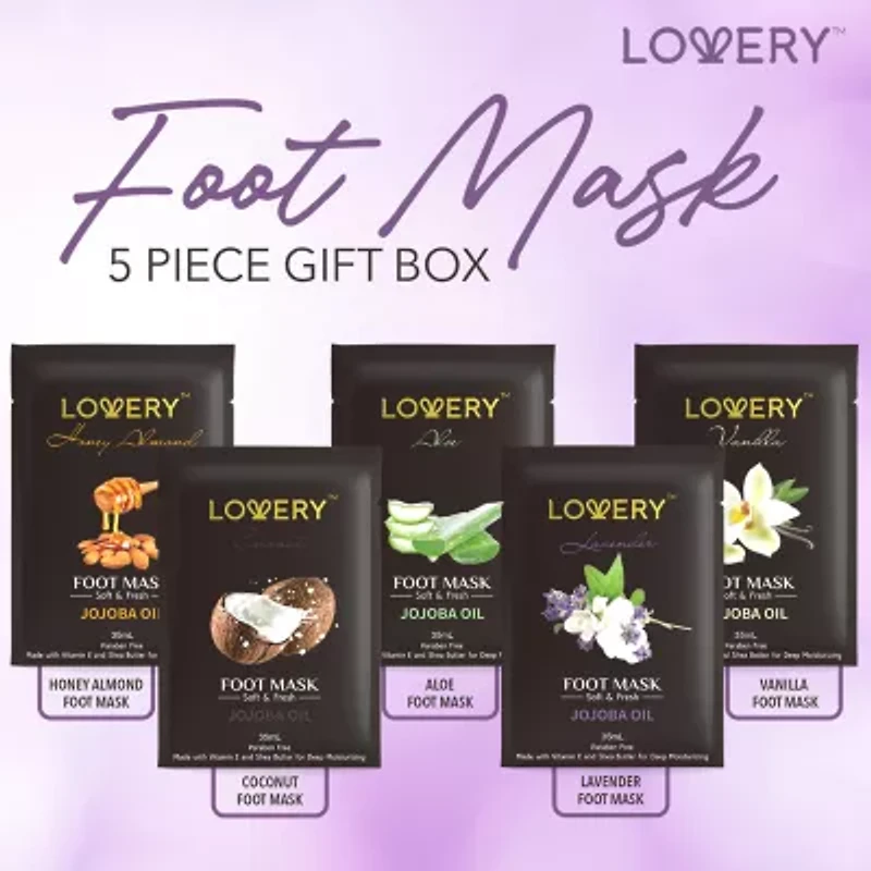 Lovery Deep Conditioning Foot Mask - 5 Pk ($36 Value)