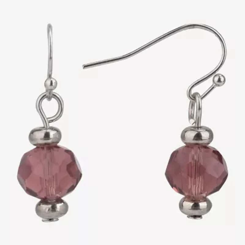 Mixit Silver Tone And Red Womens 3-pc. Jewelry Set