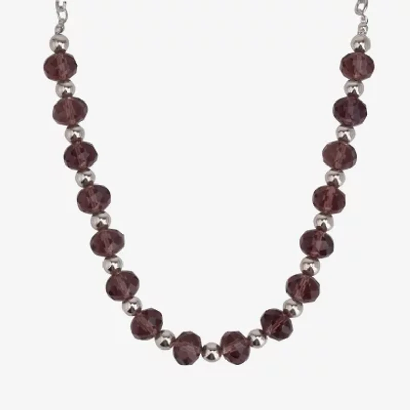 Mixit Womens 18 Inch Beaded Necklace