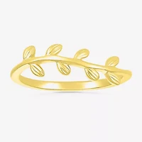Womens 5.5MM 10K Gold Round Band
