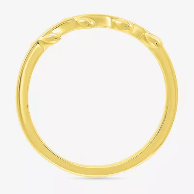 Womens 5.5MM 10K Gold Round Band