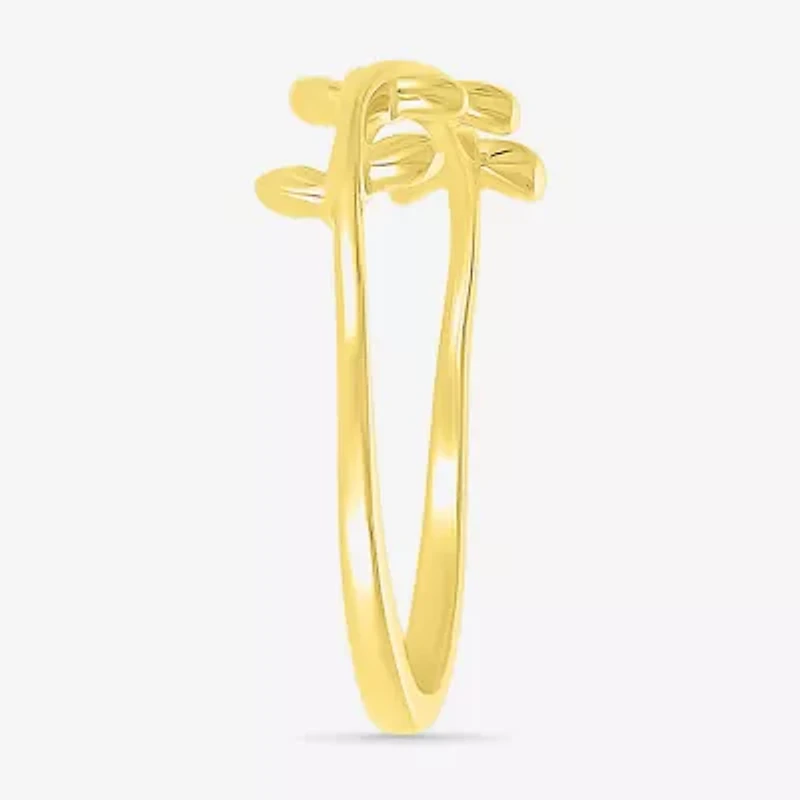 Womens 5.5MM 10K Gold Round Band