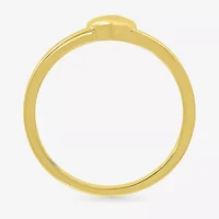 Womens 4.5MM 10K Gold Heart Band