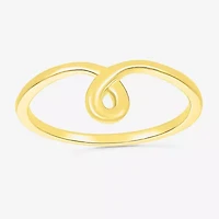 Womens 6.5MM 10K Gold Round Band