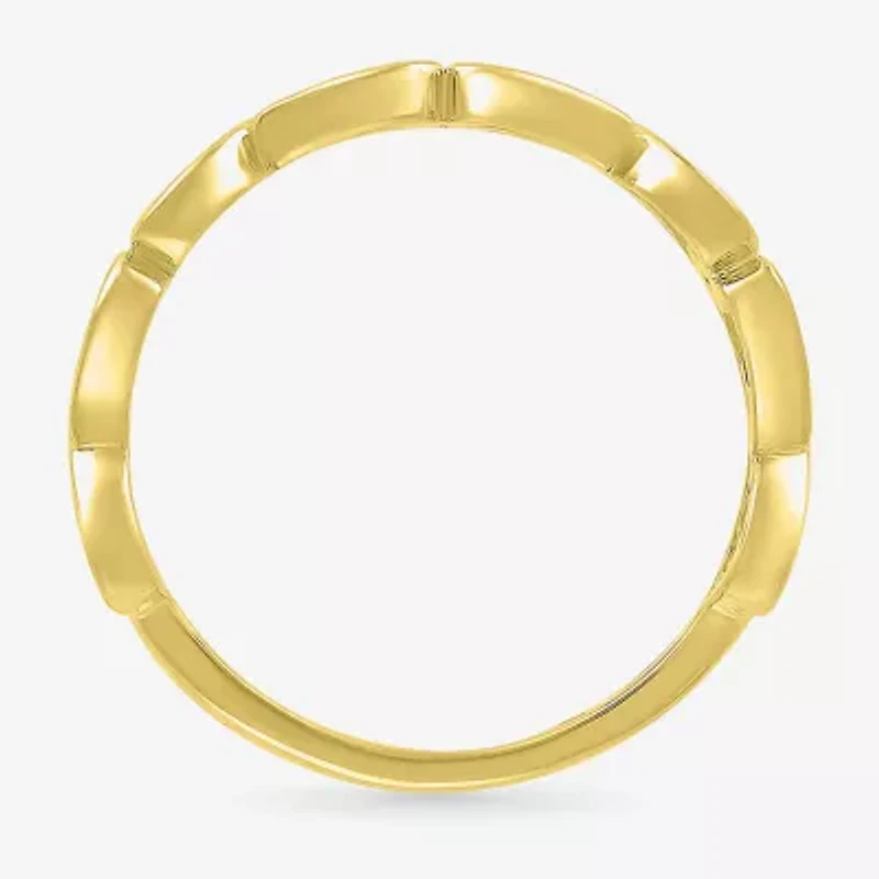 Womens 4.5MM 10K Gold Heart Band