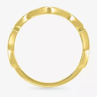 Womens 4.5MM 10K Gold Heart Band