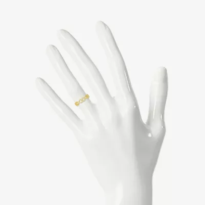 Womens 4.5MM 10K Gold Heart Band