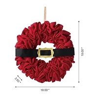 Glitzhome 1.5ft Belt Fabric Wreath