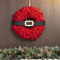 Glitzhome 1.5ft Belt Fabric Wreath