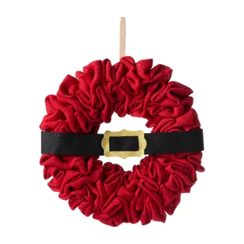 Glitzhome 1.5ft Belt Fabric Wreath