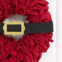Glitzhome 1.5ft Belt Fabric Wreath