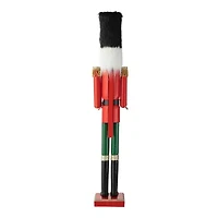 Glitzhome 3.5ft Wooden Christmas Nutcracker