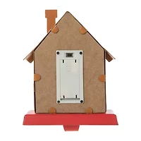 Glitzhome Metal Gingerbread House Christmas Stocking Holder