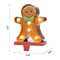 Glitzhome Marquee Led Christmas Stocking Holder