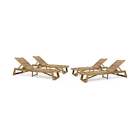 Maki Adjustable 4-pc. Lounge Chair