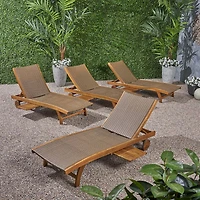 Banzai Adjustable 4-pc. Lounge Chair