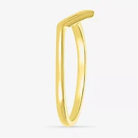 Womens 2MM 10K Gold Round Band